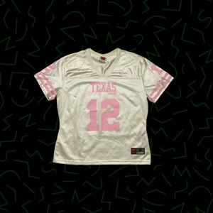 #12 UT White/Pink Nike Team Jersey